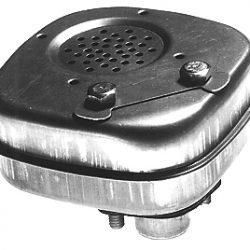 Lyddæmper 5 hk. Vertikal